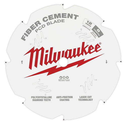 Milwaukee Tool 48-40-7020 12" 8T PCD/FIBER CEMENT BLD