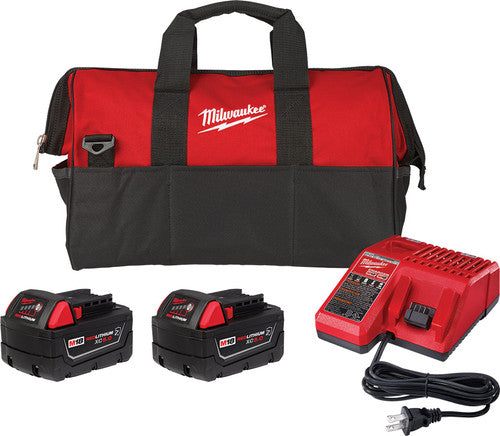 Milwaukee Tool 48-59-1852R M18 REDLITHIUM XC5.0 Resistant Battery Starter Kit - MPR Tools & Equipment