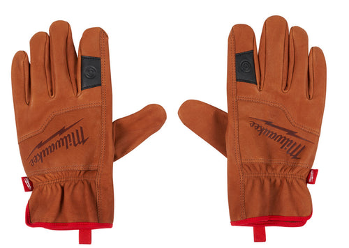 Milwaukee Tool 48-73-0011 Goatskin Leather Gloves, Medium - MPR Tools & Equipment