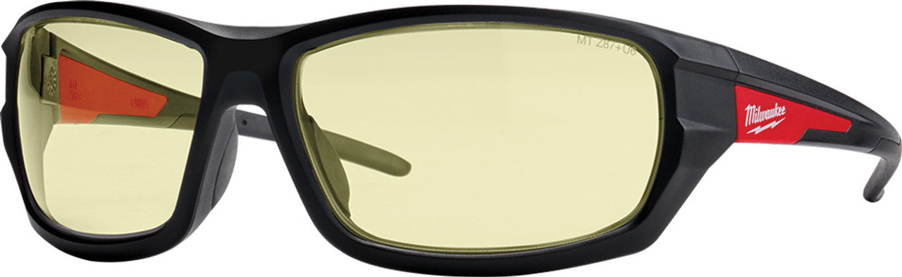 Milwaukee Tool 48-73-2120 Safety Glasses - Yellow Anti-Scratch Lenses - MPR Tools & Equipment