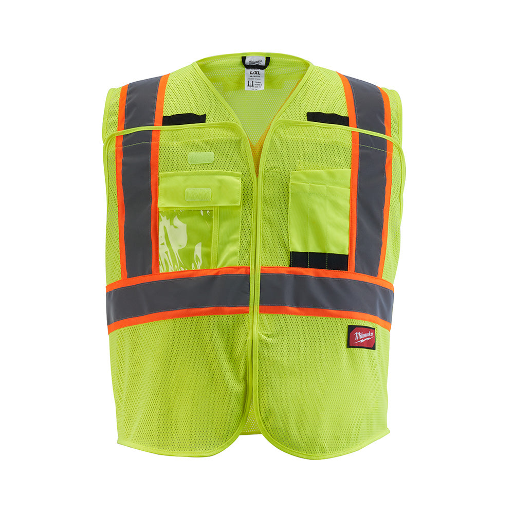 Milwaukee Tool 48-73-5174 YELLOW BREAKAWAY VEST-CSA - 4XL/5XL