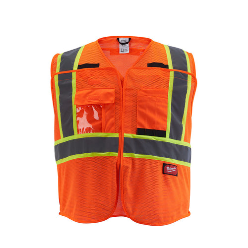 Milwaukee Tool 48-73-5175 ORANGE BREAKAWAY VEST - CSA - S/M