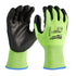 Milwaukee Tool 48-73-8921 (6) CUT 2 HIGH VIS GLOVES - M