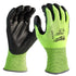 Milwaukee Tool 48-73-8941 (6) CUT 4 HIGH VIS GLOVES - M