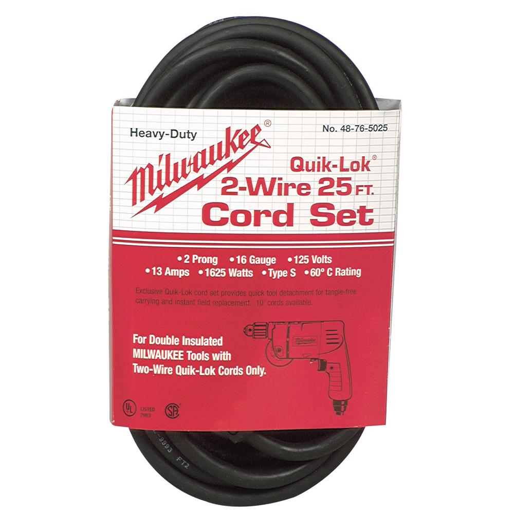 Milwaukee Tool 48-76-5025 25FT 16-2S Q-LOK CORDSET