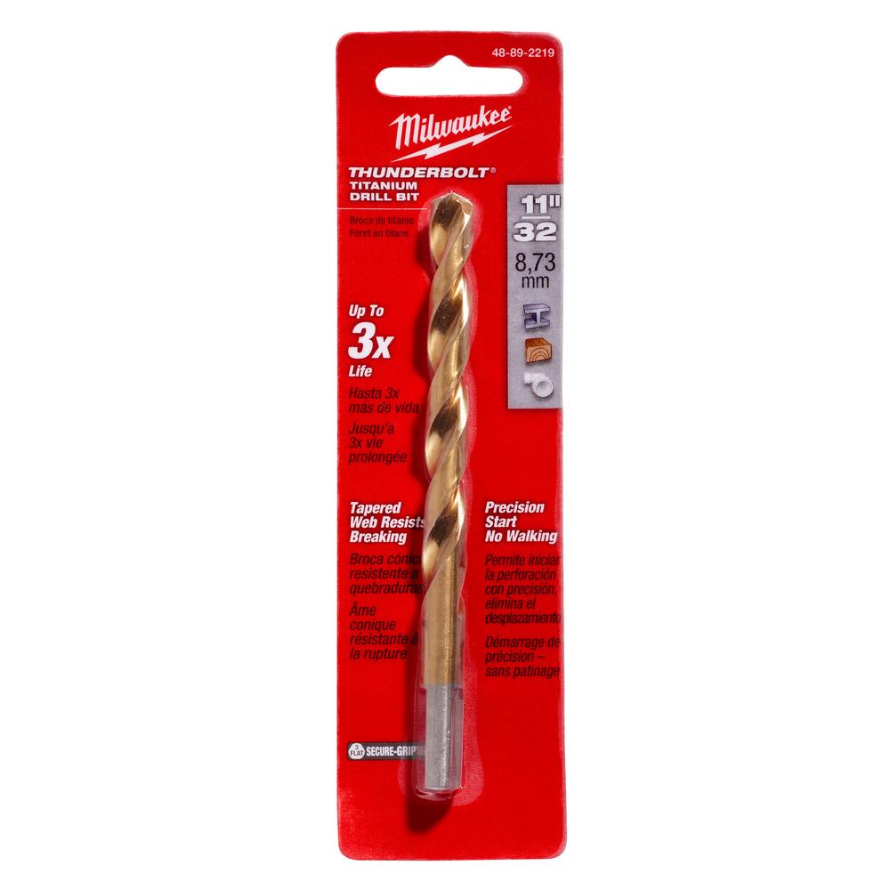 Milwaukee Tool 48-89-2219 11/32 TiN TBWEB 135SP BIT