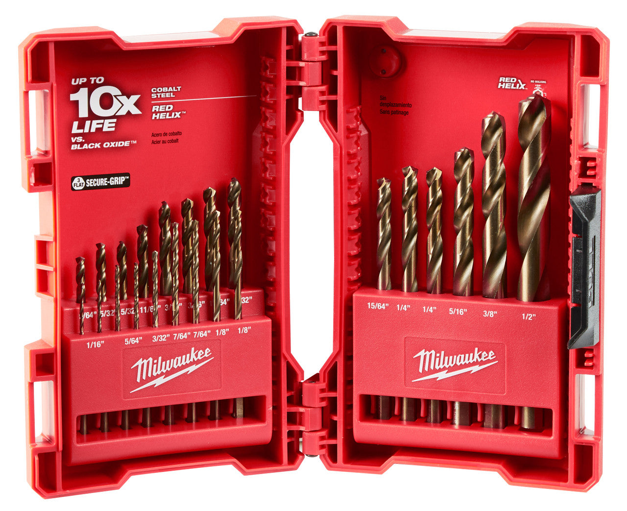 Milwaukee Tool 48-89-2338 23 pieces RED HELIX™ Cobalt Drill Bit Set - MPR Tools & Equipment