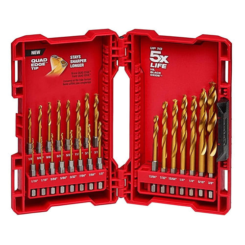 Milwaukee Tool 48-89-4631 Kit Tin Shockwave (23-Piece) - MPR Tools & Equipment