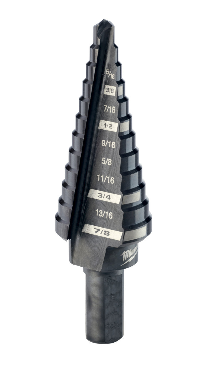 Milwaukee Tool 48-89-9204 #4 Step Drill Bit, 3/16" - 7/8" by 1/16" - MPR Tools & Equipment