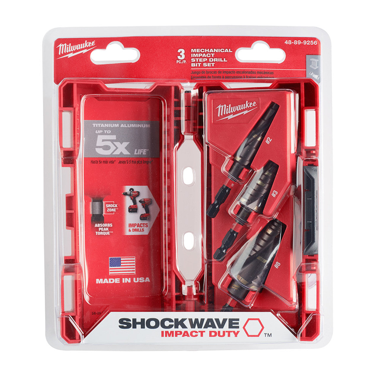 Milwaukee Tool 48-89-9256 SHOCKWAVE™ Impact Duty™ Mechanical Kit (#2, #3, #8) - MPR Tools & Equipment