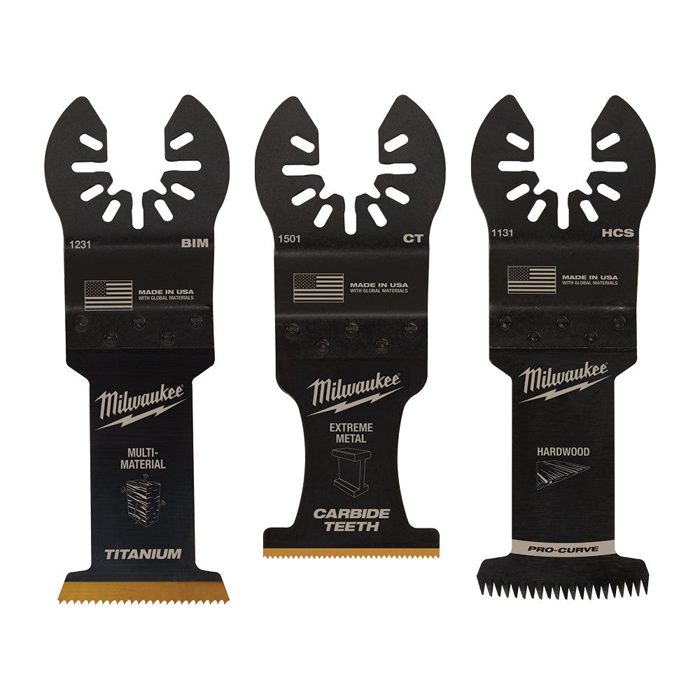 Milwaukee Tool 49-10-9001 3PC VARIETY PACK BLADES