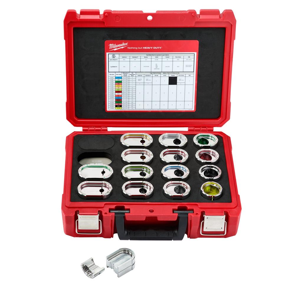 Milwaukee Tool 49-12-KITA 12T #6 AWG-750 MCM AL U DIE KT