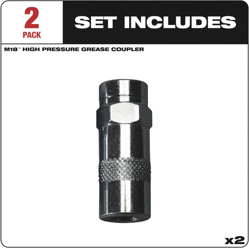 Milwaukee Tool 49-16-2649 High Pressure Grease Coupler 2-Pack