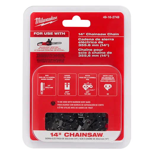 Milwaukee Tool 49-16-2749 14" Replacement Saw Chain - MPR Tools & Equipment