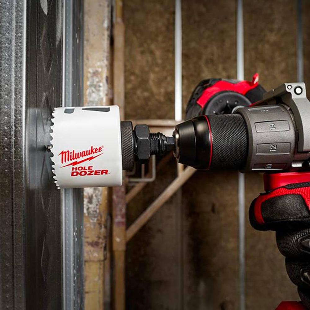 Milwaukee Tool 49-56-7250 Large Thread Quick Change Arbor, 3/8" Shank