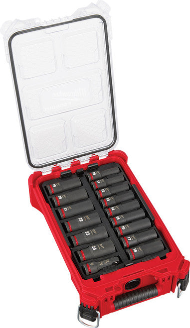 Milwaukee Tool 49-66-6803 1/2Dr 16Pc Mm Po Imp Sckt Set - MPR Tools & Equipment