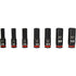 Milwaukee Tool 49-66-7006 12-PC 3/8" DRIVE, 6 PT. SAE DEEP IMPACT SOCKET SET, 5/16" – 1"