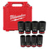 Milwaukee Tool 49-66-7018 8 pieces SHOCKWAVE™ Impact Duty™ 3/4" Drive SAE Deep 6 Point Socket Set - MPR Tools & Equipment