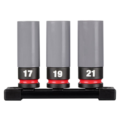 Milwaukee Tool 49-66-7830 1/2 DR 3PC MM LUGNUT SCKT SET - MPR Tools & Equipment