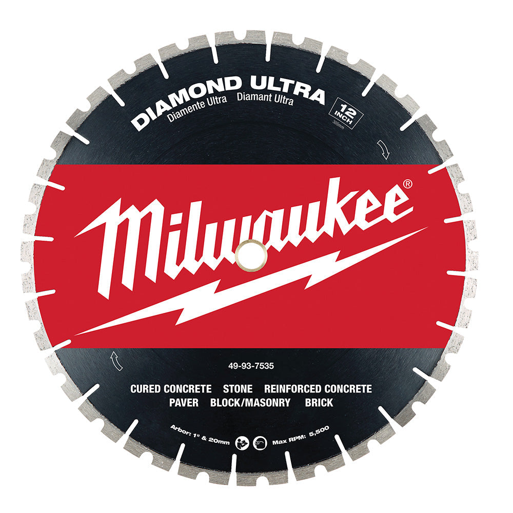 Milwaukee Tool 49-93-7535 12" DIAM ULTRA SEGMENTED - MPR Tools & Equipment