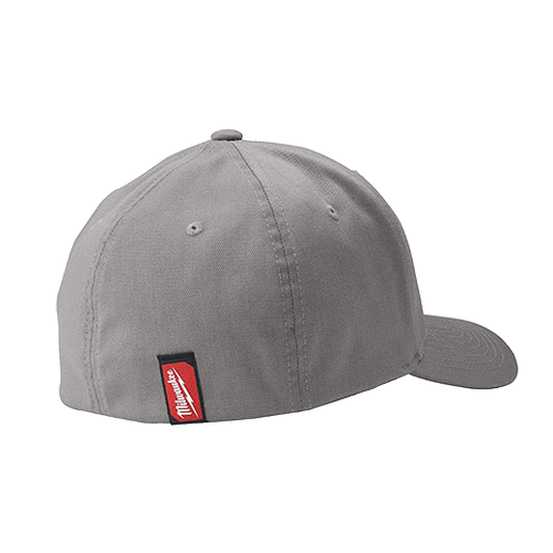 Milwaukee Tool 504G-SM Fitted Hat, Gray S/M - MPR Tools & Equipment