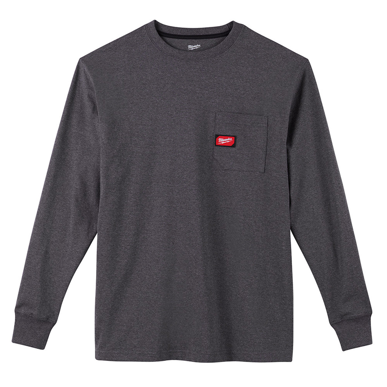 Milwaukee Tool 602G-XL Long Sleeve Heavy Duty Pocket T-Shirt - Gray, X-Large - MPR Tools & Equipment