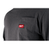 Milwaukee Tool 602G-XL Long Sleeve Heavy Duty Pocket T-Shirt - Gray, X-Large - MPR Tools & Equipment