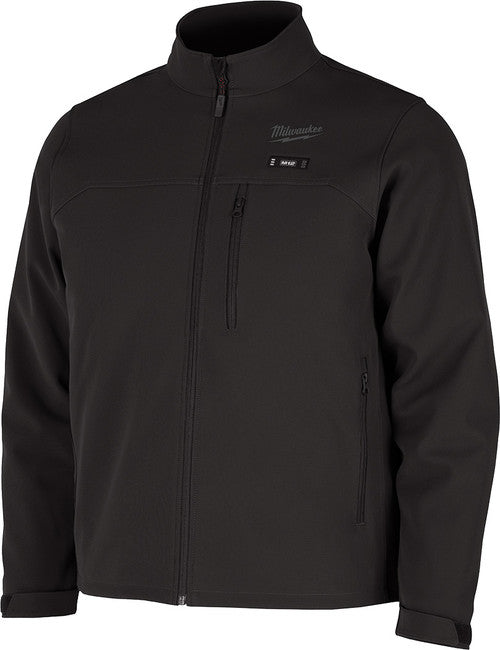Milwaukee Tool M100B-21M Medium Black Toughshell Heated Jacket Kit with M12 CP3.0 Battery/charger/USB-C Cable