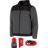 Milwaukee Tool M102G-21L Large Gray Axis Heated Jacket Kit W/ M12 CP3.0 Battery/charger/USB-C Cable