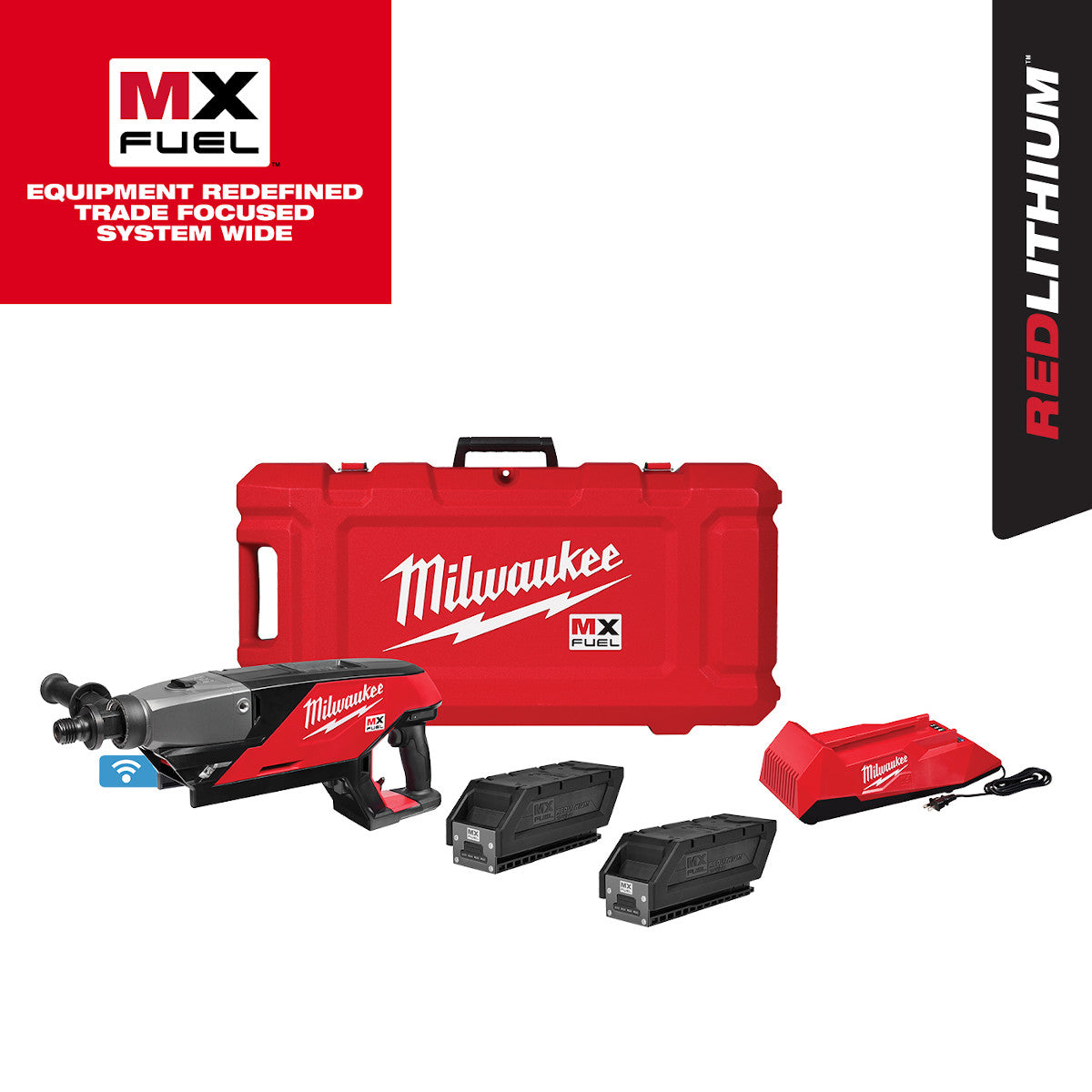 Milwaukee Tool MXF301-2CP X FUEL HANDHELD CORE DRILL KIT - MPR Tools & Equipment