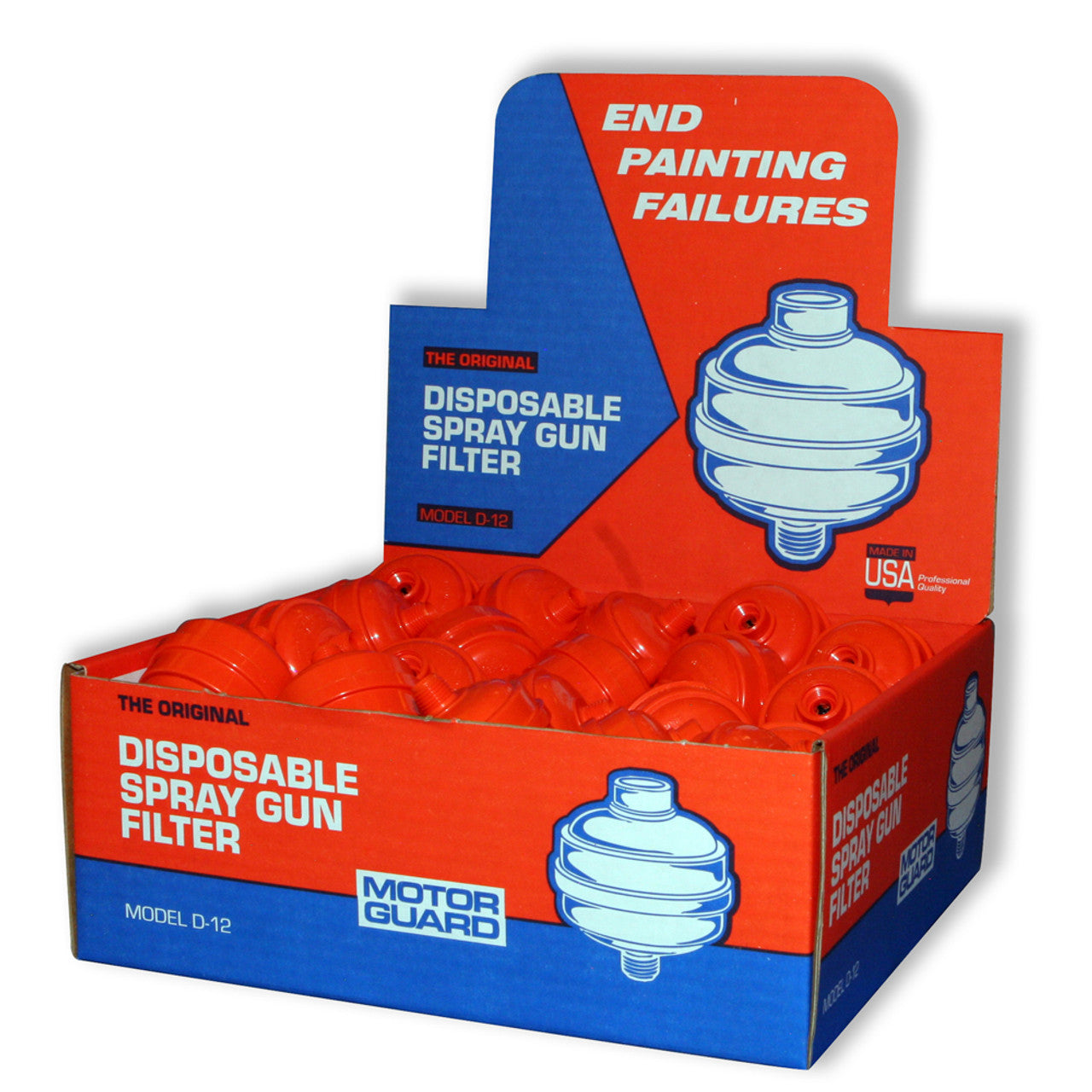 Motor Guard D-12-1 FILTER ORANGE PK/1 - MPR Tools & Equipment