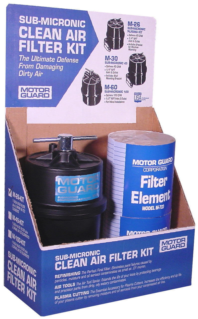 Motor Guard M-100-KIT AIR FILTER KT 1/2NPT - MPR Tools & Equipment