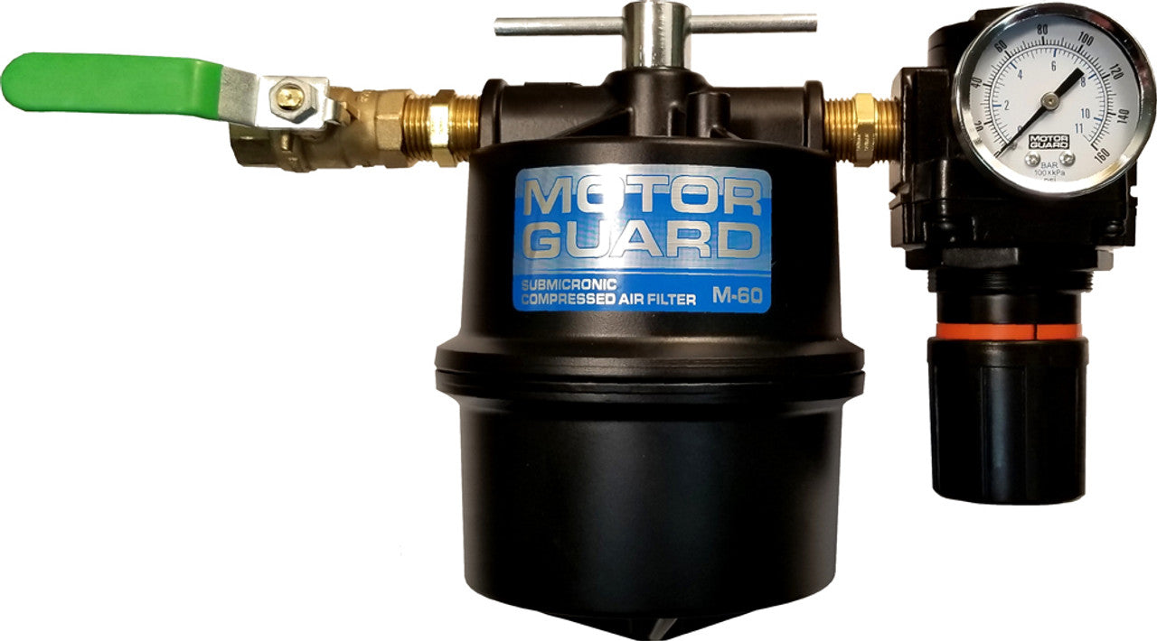 Motor Guard M-60R AIR FILTER / REGULATOR 1/2 NPT - MPR Tools & Equipment