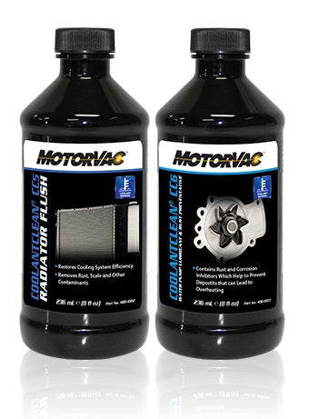 MotorVac 400-0138 CoolantClean 2-Step Coolant Cleaner and Conditioner Kit (6 Kits - 2 x 8 Oz.) - MPR Tools & Equipment