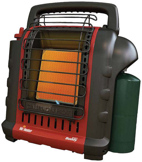 Mr. Heater F232050 PORTABLE BUDDY RADIANT PROPANE HEATER, 4,000/9,000 BTU/HR, REQUIRES A 1 LB PROPANE CYLINDER - MPR Tools & Equipment