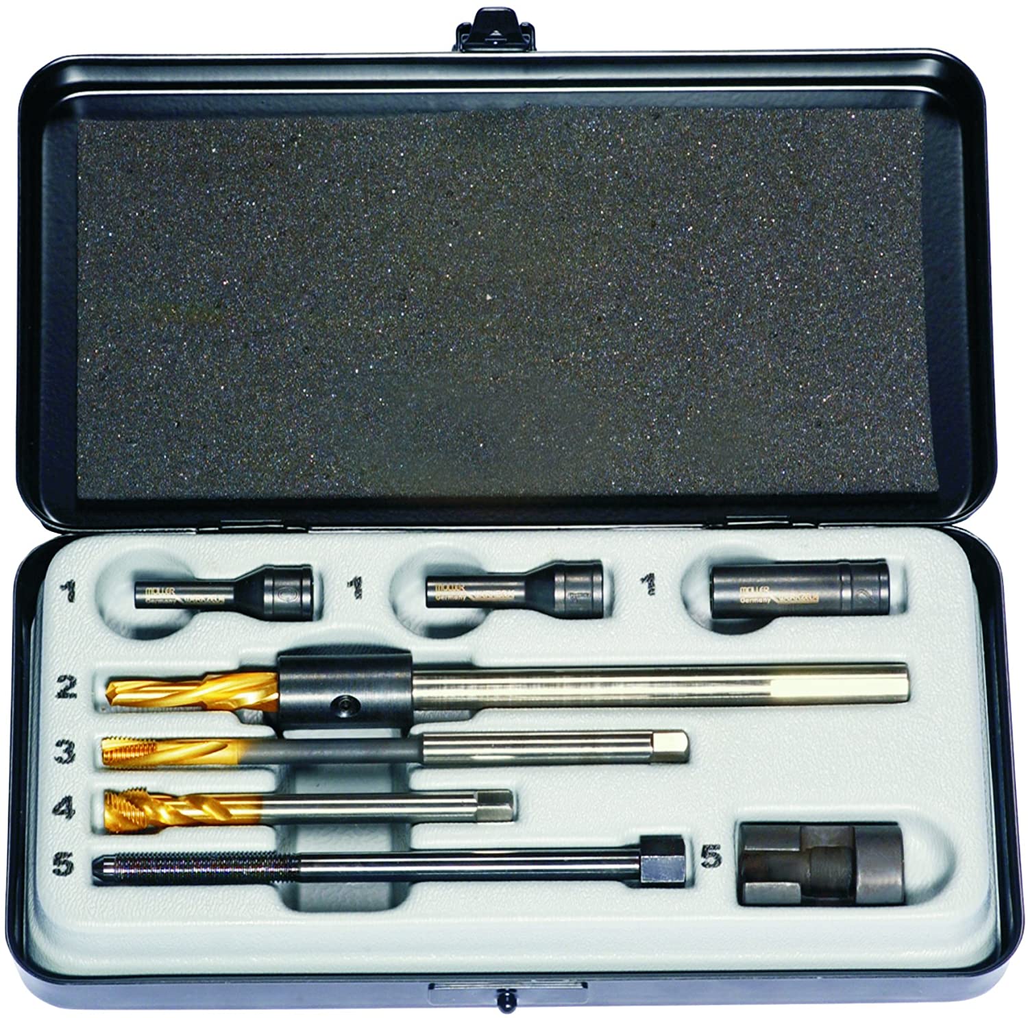 Mueller-Kueps 600 240 Glow Plug Drill Kit (M10 x 1) - MPR Tools & Equipment