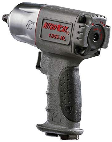 NITROCAT 1355-XL 3/8-Inch Composite Air Impact Wrench with Twin Clutch Mechanism - MPR Tools & Equipment