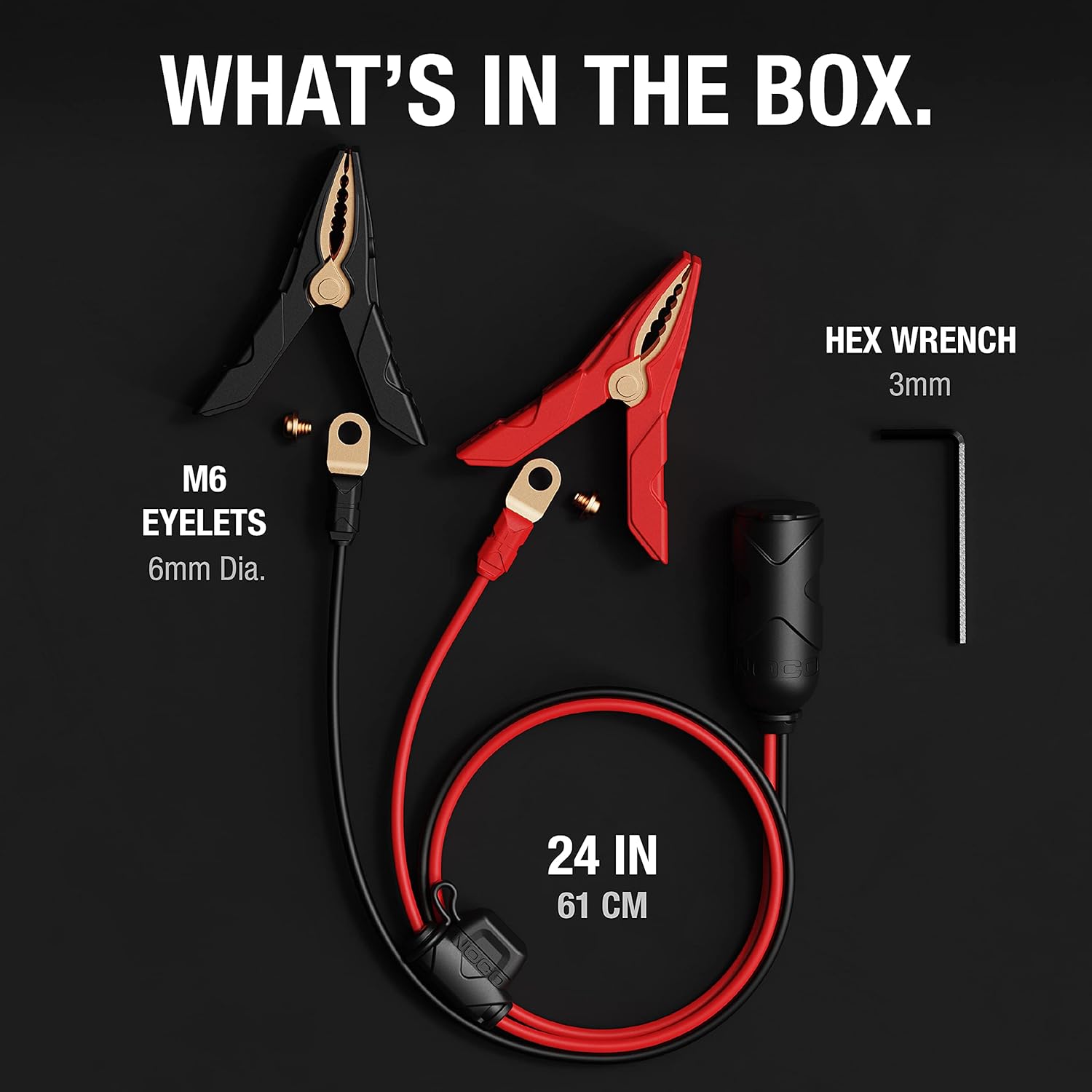 NOCO GC017 12V Plug Socket W/ Clamps