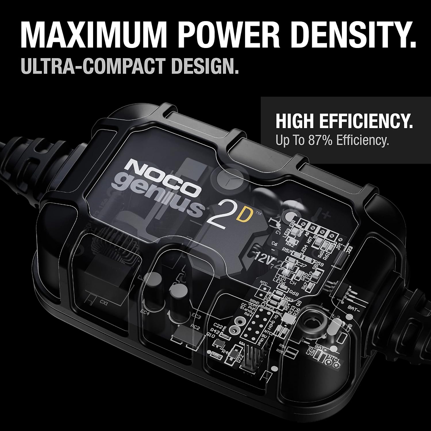 NOCO GENIUS2D 2A Direct-Mount Battery Charger