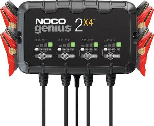 NOCO GENIUS2X4 6V/12V 4-Bank, 8-Amp Smart Battery Charger - MPR Tools & Equipment