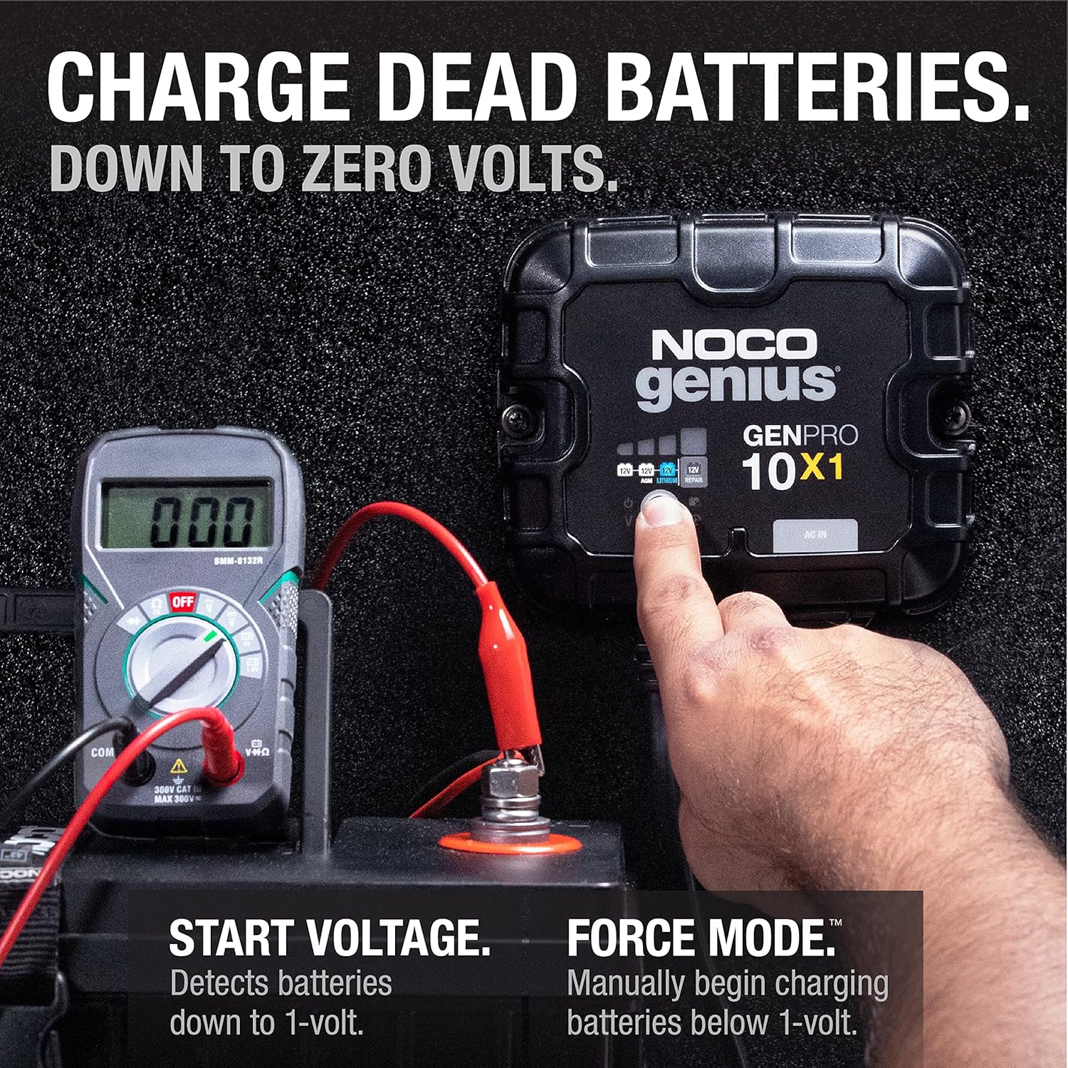 NOCO GENPRO10X1 12V 1-Bank, 10-Amp On-Board Battery Charger