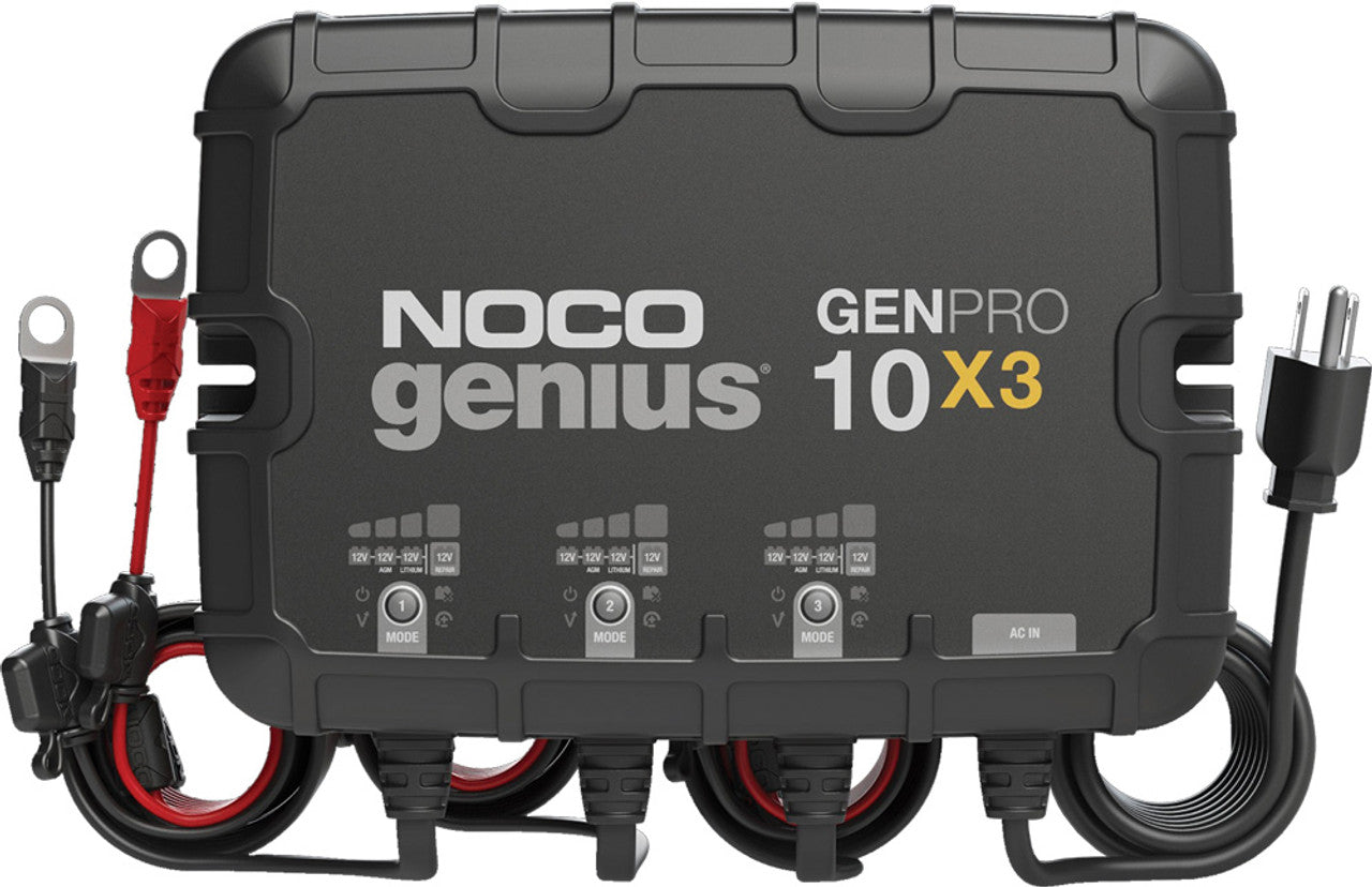 NOCO GENPRO10X3 12V 3-Bank, 30-Amp On-Board Battery Charger - MPR Tools & Equipment