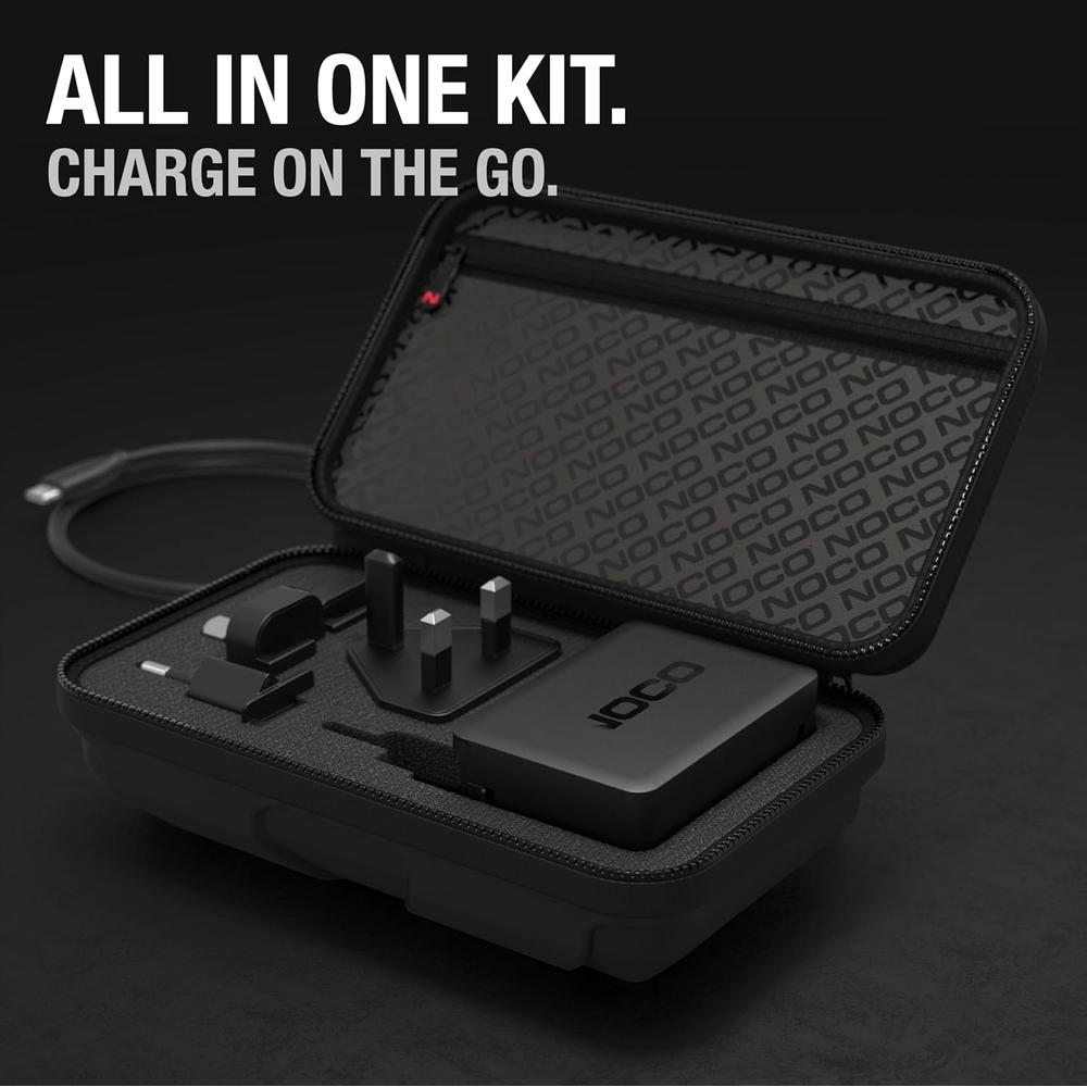 NOCO U65 65W USB-C Charger Helps You Quickly Recharge GBX45, GBX55, GBX75 And GBX155 Boost X Ultra Safe Lithium Jump Starters