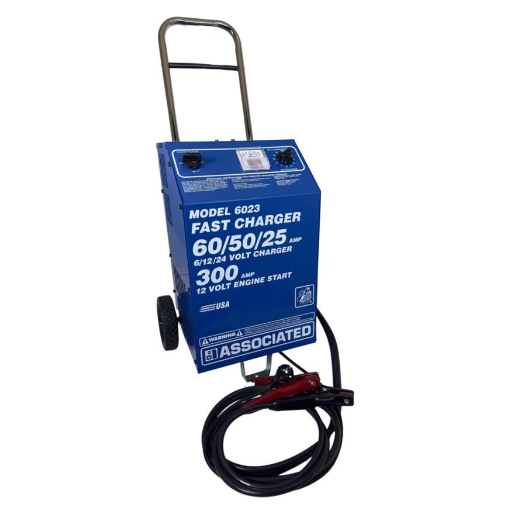 Associated Equipment 6023 CHARGER, 6/12/24V 60/50/25A 230V 50/60HZ (International)