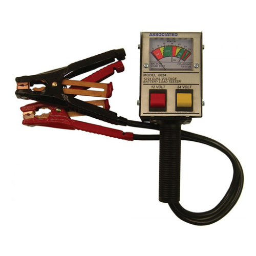 Associated Equipment 6024 BATTERY TESTER, HH 12/24V 125A, ANALOG