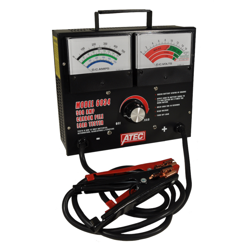 Équipement associé 6034 ATEC CARBON PILE LOAD TESTER, 6/12V 500A