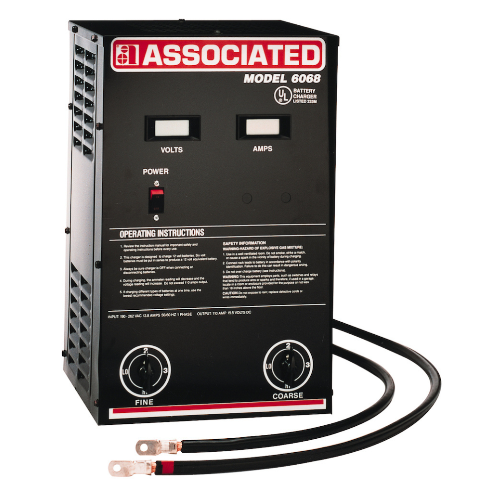 Matériel associé 6068 CHARGEUR PARALLÈLE 12V 110A 1-36 BATTERIES NUMÉRIQUE 230V 50/60HZ