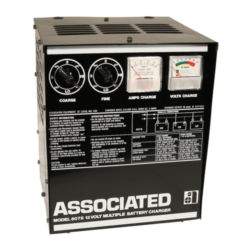 Équipement associé 6078 CHARGEUR PARALLÈLE, 12V 30A 1-10 BATTERIES, 220v (International)