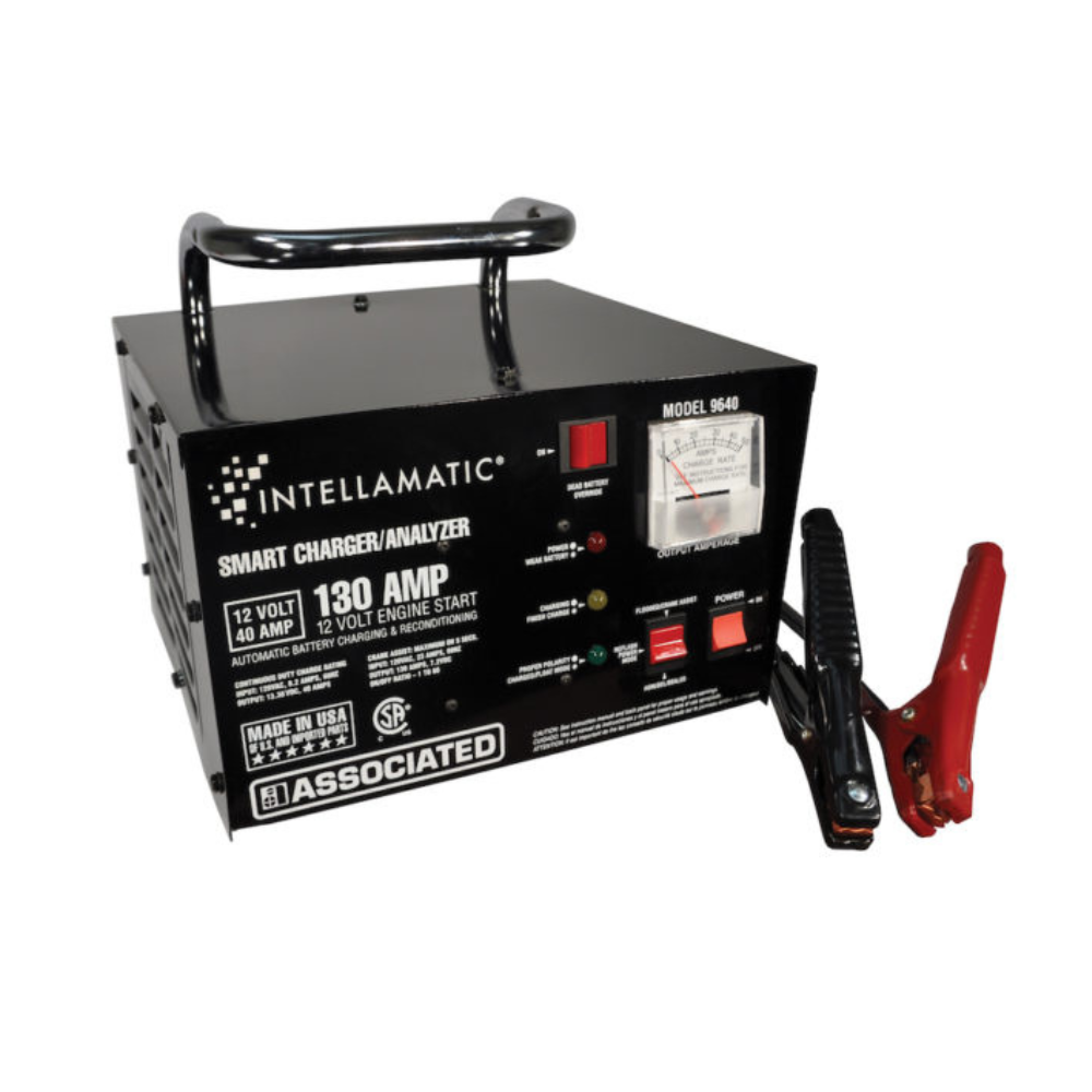 Associated Equipment 9640 CHARGER, 12V 40A AUTOMATIC BENCH TOP W/OVERRIDE SWITCH