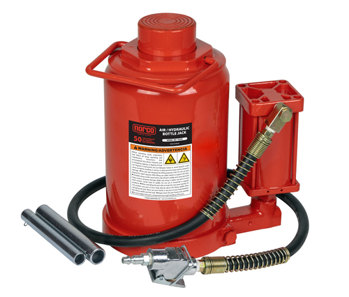 Norco Professional Lifting Equipment 76350 50 Ton Capacity Air Operated Hydraulic Bottle Jack - MPR Tools & Equipment